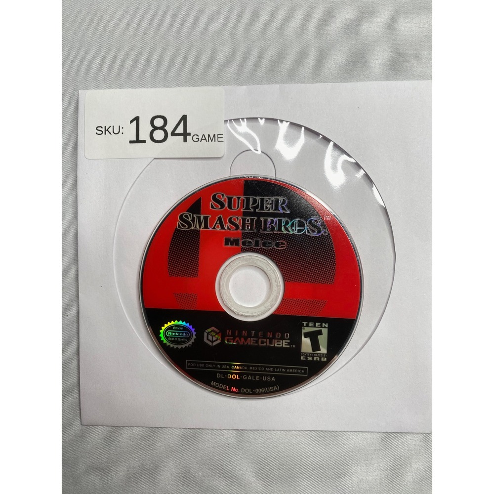 Super Smash Bros Melee Nintendo GameCube GC Disc Only